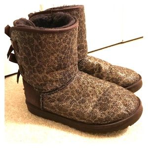 Leopard Print Bailey Uggs